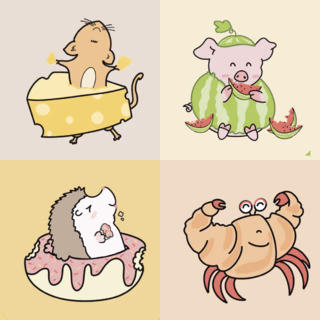 Cuties in Foods Design icon